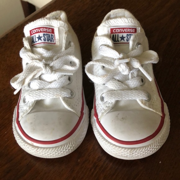 infant size 5 white converse